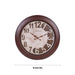 Samaym Analog Wall Clock - 16 Inches Dia | Wooden Clock/ S04 Hanging Clock For Home Wall Decor & Time Display - Wall Hanging