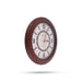 Samaym Analog Wall Clock - 16 Inches Dia | Wooden Clock/ S05 Hanging Clock For Home Wall Decor & Time Display - Wall Hanging