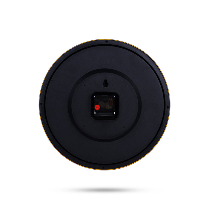 Samaym Analog Wall Clock - 16 Inches Dia | Round Shape Wooden Clock/ S16 Hanging Clock For Home Wall Decor - Wall Hanging