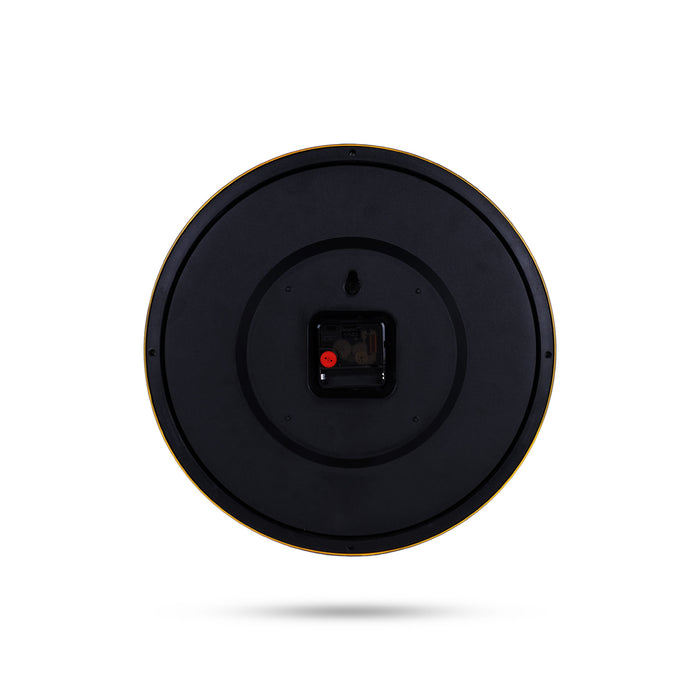 Samaym Analog Wall Clock - 16 Inches Dia | Round Shape Wooden Clock/ S17 Hanging Clock For Home Wall Decor - Wall Hanging