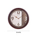 Samaym Analog Wall Clock - 16 Inches Dia | Round Shape Wooden Clock/ S17 Hanging Clock For Home Wall Decor - Wall Hanging