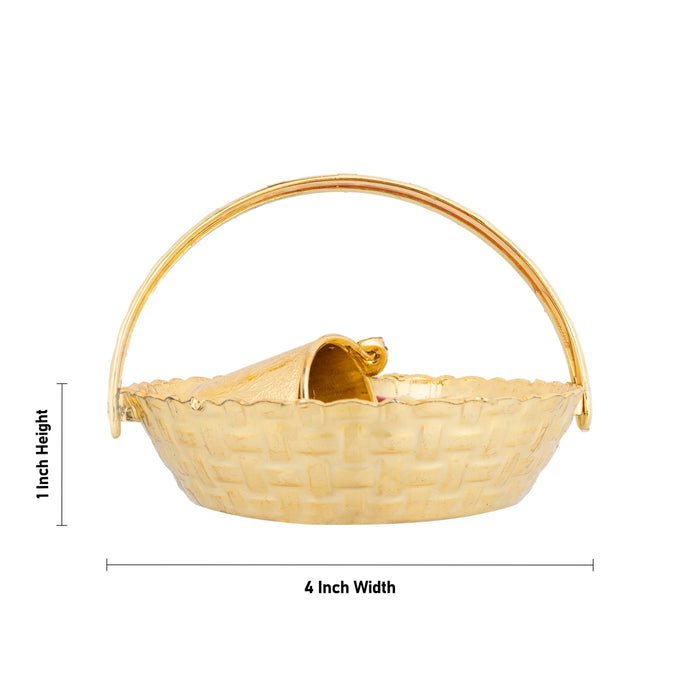 Balti Pichkari Set - 1 x 4 Inch | Laddu Gopal Holi Pichkari / Balti Pichkari for Holi Festival - Deity Accessories