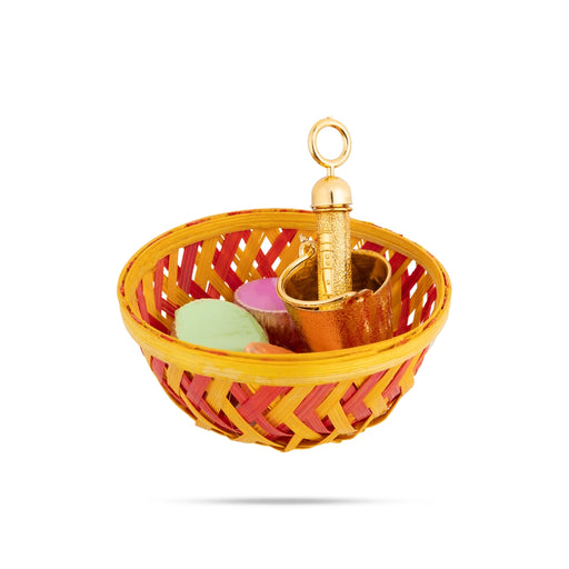 Balti Pichkari Set - 1.5 x 4 Inches | Laddu Gopal Holi Pichkari / Balti Pichkari for Holi Festival - Deity Accessories