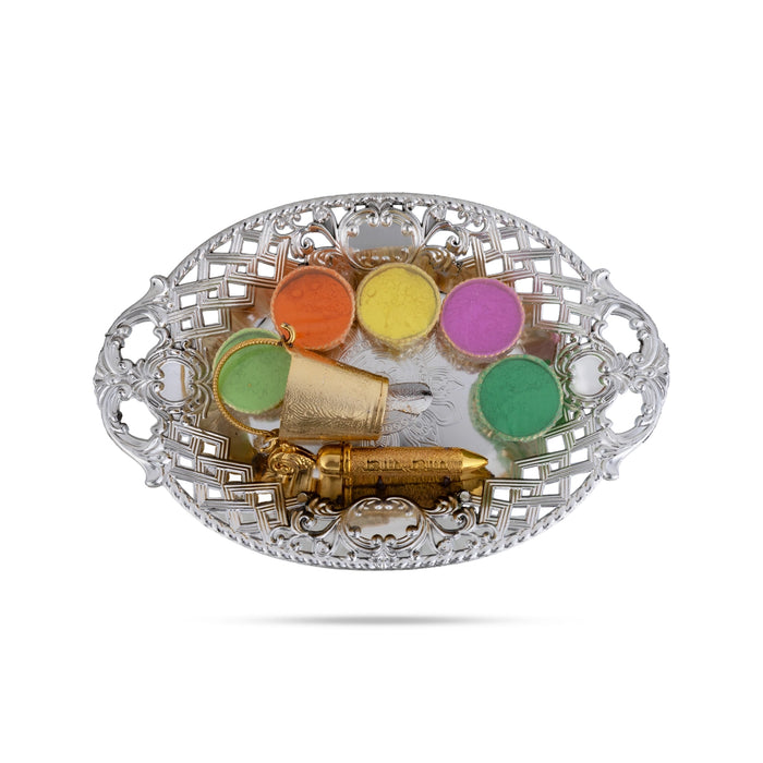 Balti Pichkari Set - 1 x 8.5 Inches | Laddu Gopal Holi Pichkari / Balti Pichkari for Holi Festival