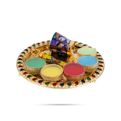 Balti Pichkari Set - 0.5 x 5.75 Inches | Laddu Gopal Holi Pichkari / Balti Pichkari for Holi Festival - Deity Accessories