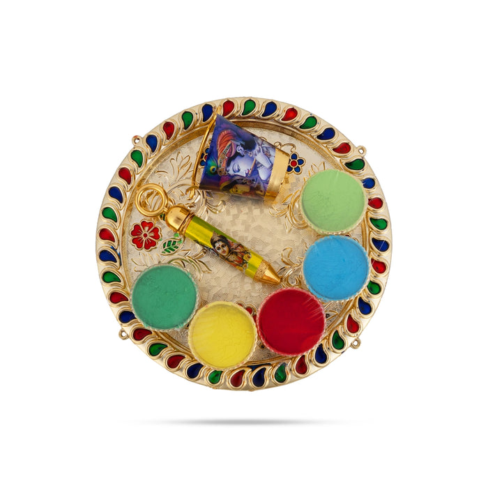 Balti Pichkari Set - 0.5 x 5.75 Inches | Laddu Gopal Holi Pichkari / Balti Pichkari for Holi Festival