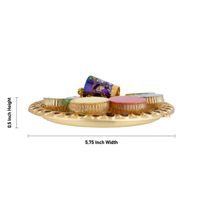 Balti Pichkari Set - 0.5 x 5.75 Inches | Laddu Gopal Holi Pichkari / Balti Pichkari for Holi Festival