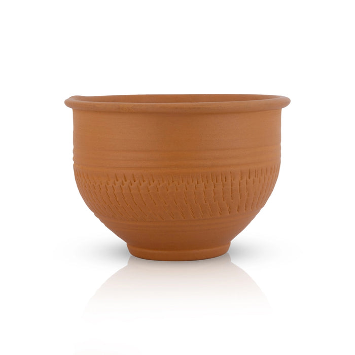 Clay Bowl - 1.5 x 4 Inches | Paligai Kinnam/ Cup / Bowl for Weddings Rituals & Pooja Ceremonies
