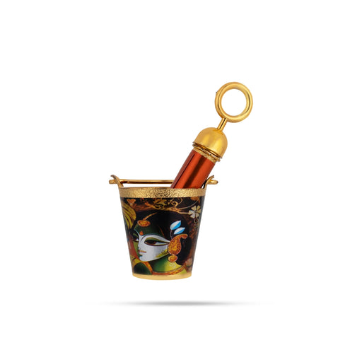 Balti Pichkari - 2 x 1.25 Inches | Laddu Gopal Holi Set / Mini Holi Accessories for Kanha Ji Pooja - Deity Accessories