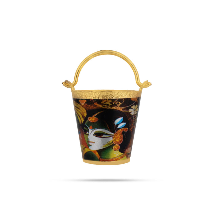 Balti Pichkari - 2 x 1.25 Inches | Laddu Gopal Holi Set / Mini Holi Accessories for Kanha Ji Pooja