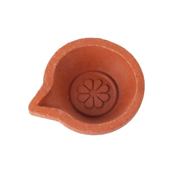 Agal Vilakku - Pcs - 12 - 2.25 Inches | Clay Deepam/ Pooja Diya/ Clay Lamp for Home