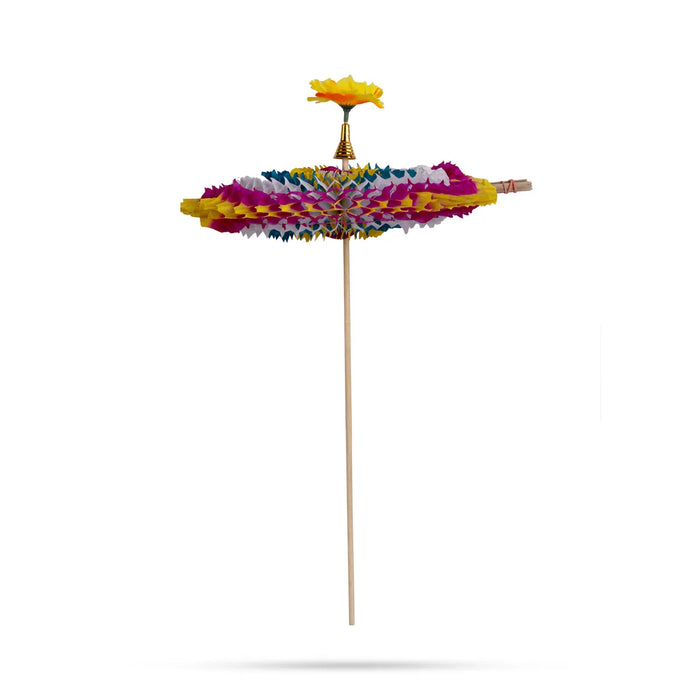 Fancy Paper Umbrella | Ganesh Chaturthi/ Swamy Alangaram/ Paper Kudai For Ganpati Decoration