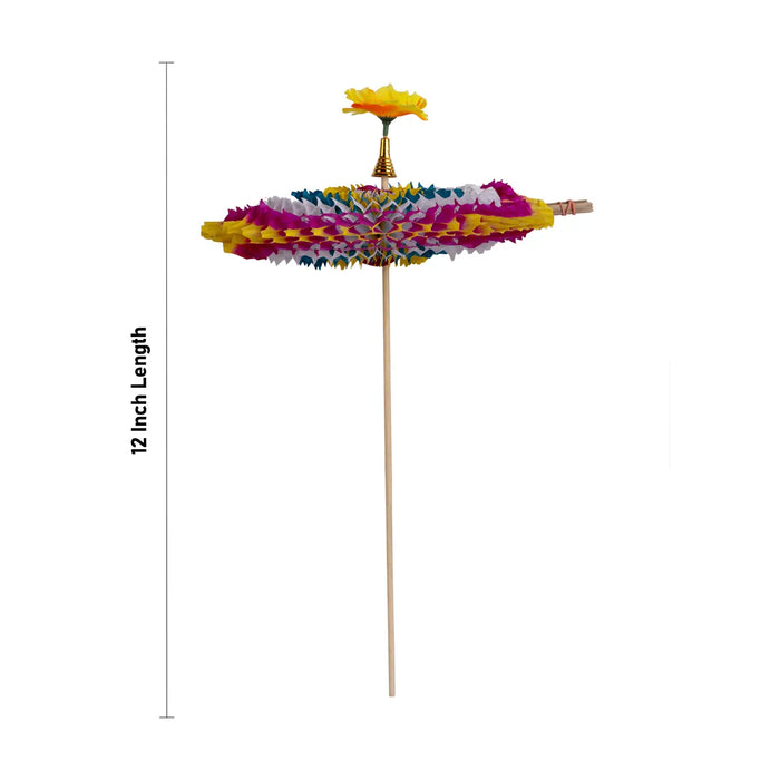 Fancy Paper Umbrella | Ganesh Chaturthi/ Swamy Alangaram/ Paper Kudai For Ganpati Decoration