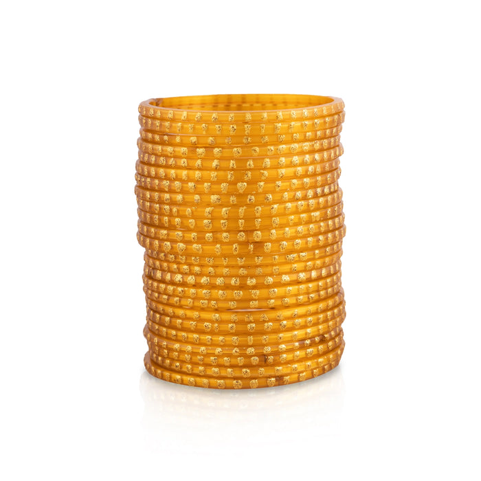 Glass Bangles - 2 x 2 Inches | 2 Dozen / Glass Chudi / Kanadi Valayal / Glass Lahthi for Women - Ethnic Wear Accessories