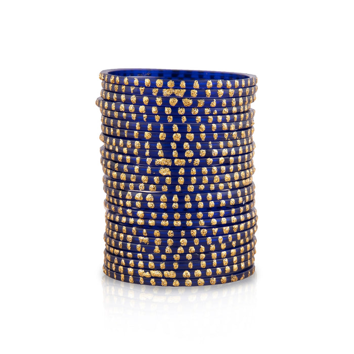 Glass Bangles - 2 x 2 Inches | 2 Dozen / Glass Chudi / Kanadi Valayal / Glass Lahthi for Women - Ethnic Wear Accessories