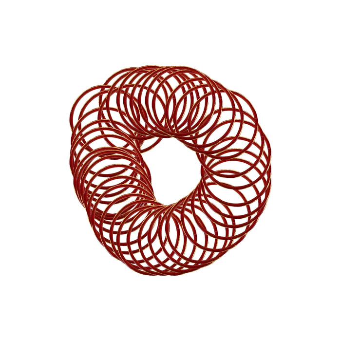 Glass Bangles - 2.05 Inches | 2 Dozen/ Glass Chudi/ Glass Lahthi for Women - Ethnic Wear Accessories