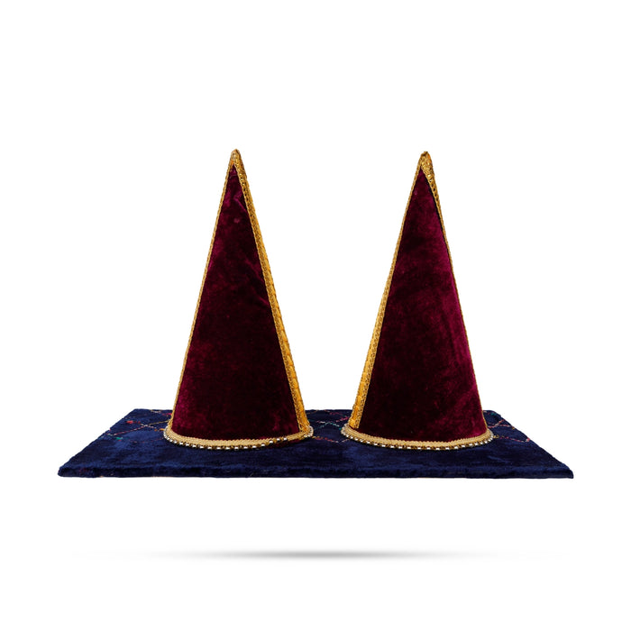 Decorative Paruppu Thengai Koodu With Base Set- 9 X 5 Inch | Paruppu Thengai Cone/Paruppu Koodu For Wedding Decor - Wedding Essentials