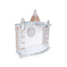 Home Temple with Light - 26 x 21 inches | Glass Puja Mandir / Temple with light For Home And Pooja Room - Home Puja Mandir