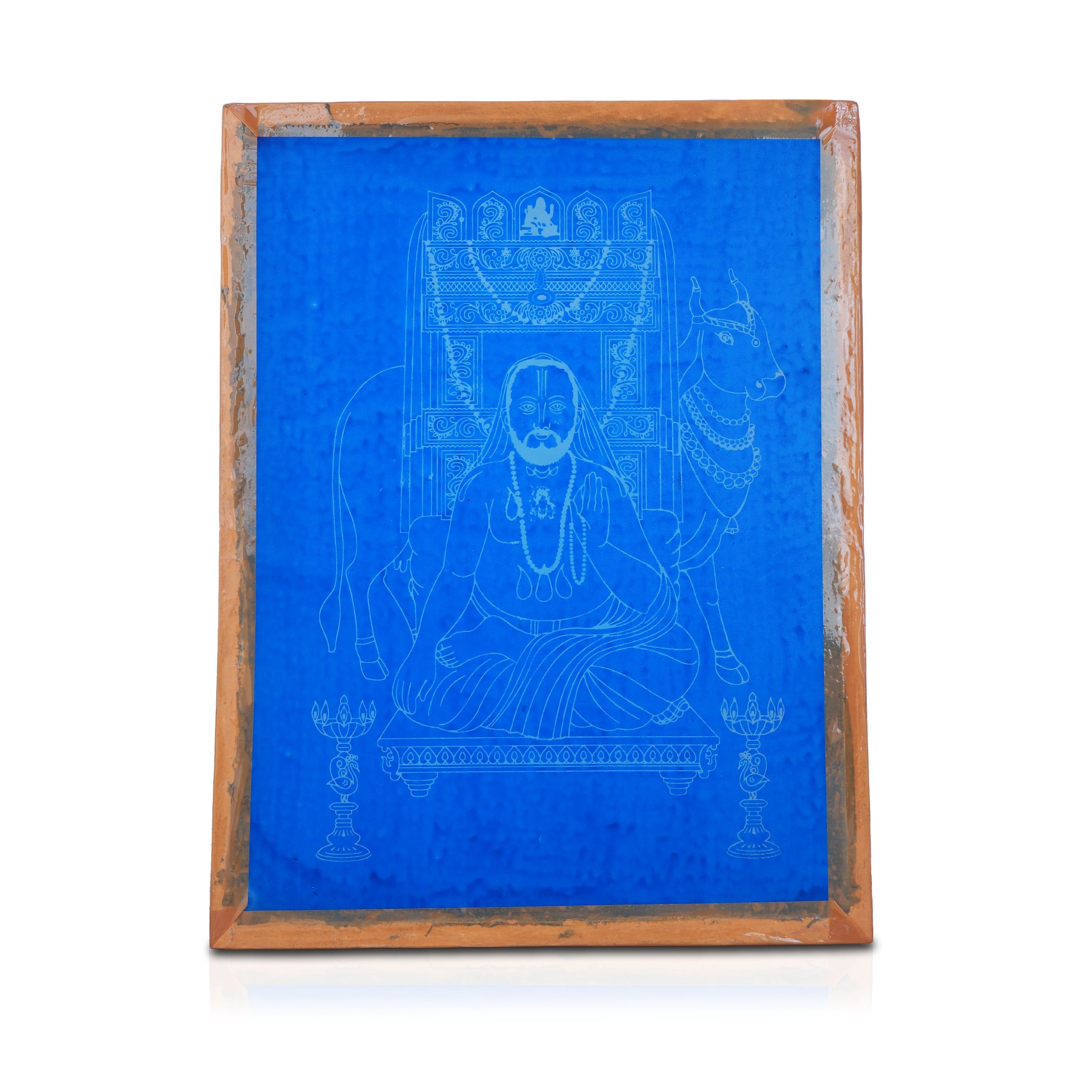 Rangoli Stencil - 14 x 10 Inches | Raghavendra Print Kolam Stencil/ Mu