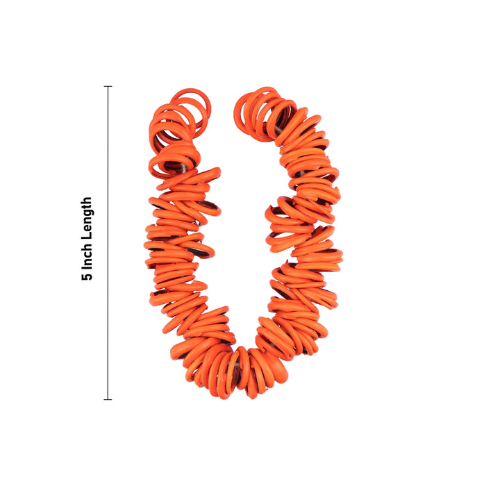 Bangle Garland - 5 Inches | Red Colour Valayal Malai/ Chittigajulu/ Small Size Bangle Hara for Deity