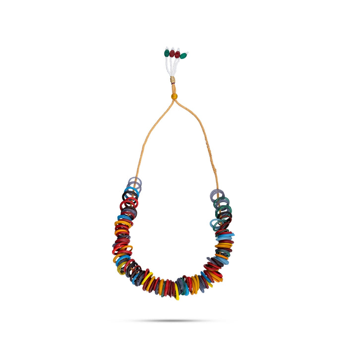 Bangle Hara - 5 Inches | Multicolour Bangle Mala / Valaiyal Malai / Bangle Garland for Deity