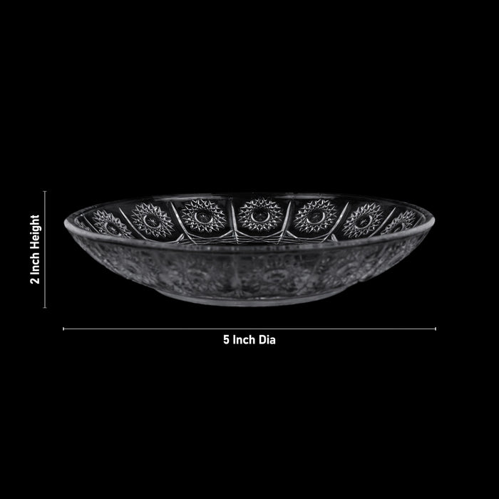 Glass Tortoise Statue With Plate Pair - 2 x 5 Inches | 2 Pcs/ Feng Shui Turtle for Prosperity Success - Gift & Home & Decor