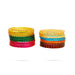 Raindrop Glass Bangles - 2 Dozen | 2.5 Inches/ Glass Chudi/ Glass Lahthi for Ladies - Ethnic Wear Accessories