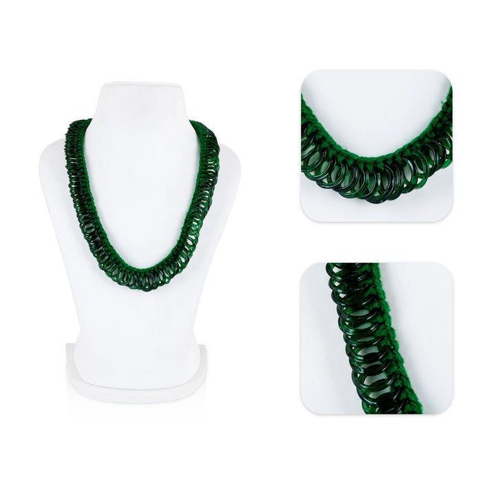 Bangle Hara - 11 Inches | Green Colour Bangle Mala/ Valaiyal Malai/ Bangle Garland for Deity