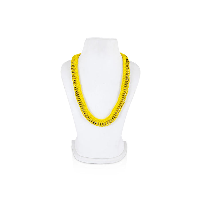 Bangle Hara - 11 Inches | Yellow Colour Bangle Mala/ Valaiyal Malai/ Bangle Garland for Deity