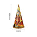 Radha Krishna Design Paruppu Thengai Koodu With Base Set- 12 X 6 Inches | Paruppu Thengai Cone For Wedding Decor - Wedding Essentials