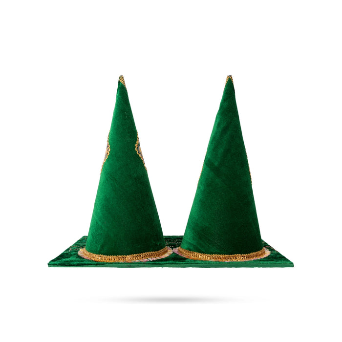 Balaji Thayar Design Paruppu Thengai Koodu With Base Set- 12 X 6 Inches | Paruppu Thengai Cone For Wedding Decor - Wedding Essentials