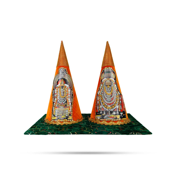 Annamalaiyar Unnamalai Design Paruppu Thengai Koodu With Base Set- 12 X 6 Inches | Paruppu Koodu For Wedding Decor - Wedding Essentials