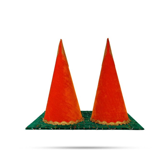 Annamalaiyar Unnamalai Design Paruppu Thengai Koodu With Base Set- 12 X 6 Inches | Paruppu Koodu For Wedding Decor - Wedding Essentials