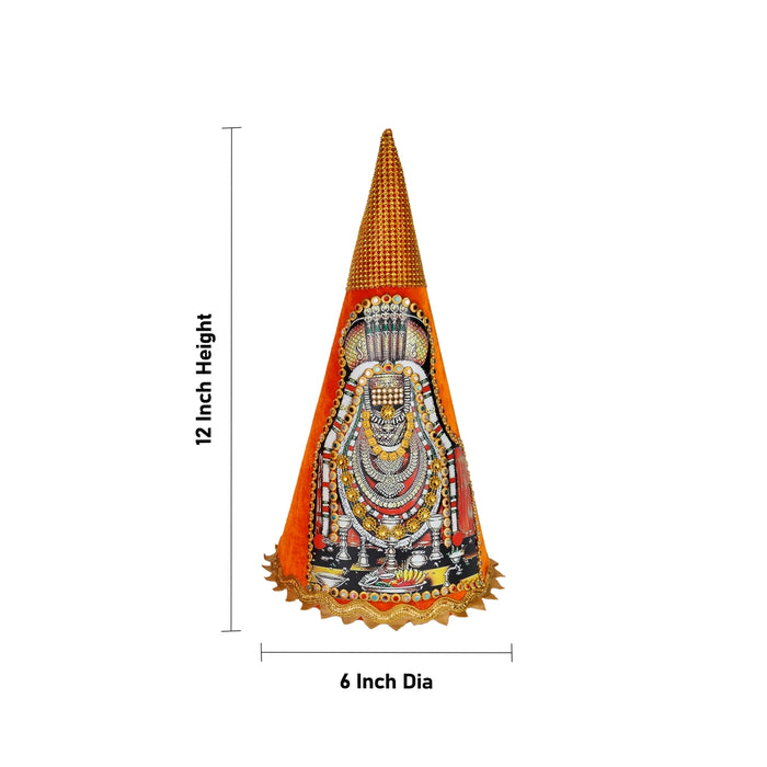 Annamalaiyar Unnamalai Design Paruppu Thengai Koodu With Base Set- 12 X 6 Inches | Paruppu Koodu For Wedding Decor - Wedding Essentials