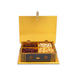 Dry Fruit Box - 8 x 8 Inches | Wood Metal Sheet Coated Dry Fruit Container/ Storage Box/ Dry Fruits Gift Box - Handicraft Items