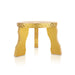 Mukkali Stool - 7 x 7 x 7 Inches | Wooden Pooja Chowki/ Gold Polish Bajot/ Patla for Home - Pooja Aasan & Bajot & Pooja Mat
