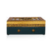 Pooja Box - 3 x 7 Inches | Jewellery Box/ Antique Polish Design Storage Box for Home - Pooja Box & Paduka