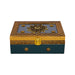 Pooja Box - 3 x 7 Inches | Jewellery Box/ Antique Polish Design Storage Box for Home - Pooja Box & Paduka