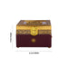 Pooja Box - 3 x 4 Inches | Antique Polish Design Jewellery Box/ Storage Box for Pooja - Pooja Box & Paduka