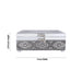 Jewellery Box - 2.75 x 7 x 5 Inches | Silver Polish Storage Box/ Designed Pooja Box for Home - Pooja Box & Paduka