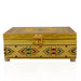 Pooja Box - 3.5 x 7 Inches | Golden Polish Box/ Storage Box/ Jewellery Box/ Meenakari Box for Home - Pooja Box