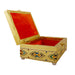 Pooja Box - 3.5 x 7 Inches | Golden Polish Box/ Storage Box/ Jewellery Box/ Meenakari Box for Home - Pooja Box