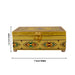 Pooja Box - 3.5 x 7 Inches | Golden Polish Box/ Storage Box/ Jewellery Box/ Meenakari Box for Home - Pooja Box