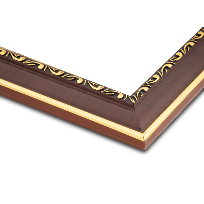 Elephant Design Tanjore Glass Painting Photo Frame - 8 x 8 Inches | Thanjavur Glass Painting Wall Decor - Hindu God Photos & Frames