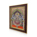 Gajalakshmi Murti Tanjore Glass Painting Photo Frame- 10 X 8 Inches | Thanjavur Glass Painting Wall Picture Frame - Hindu God Photos & Frames