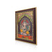 Ganesh Murti Design Tanjore Glass Painting Photo Frame - 10 X 8 Inches | Thanjavur Glass Painting Wall Picture Frame - Hindu God Photos & Frames