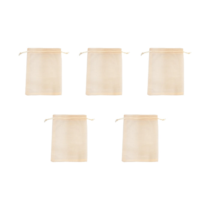 Thamboolam Bag Set - 9.5 x 6.75 Inches | 5 Pcs/ Potli Bag/ Tambula Bag for Wedding/ Assorted Colour - Bags & Pouches