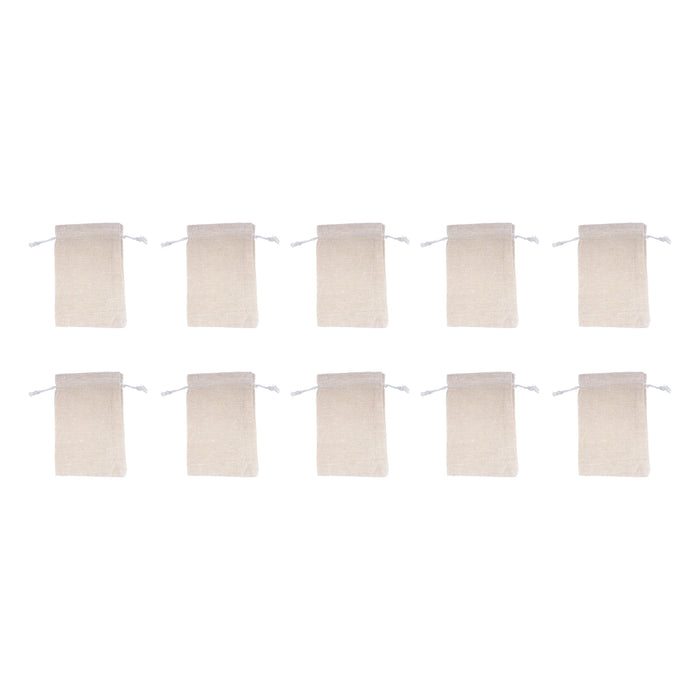 Thamboolam Bag Set - 4 x 6 Inches | 10 Pcs/ Potli Bag/ Cotton Jute Bag/ Tambula Bag for Wedding/ Assorted Colour - Bags & Pouches