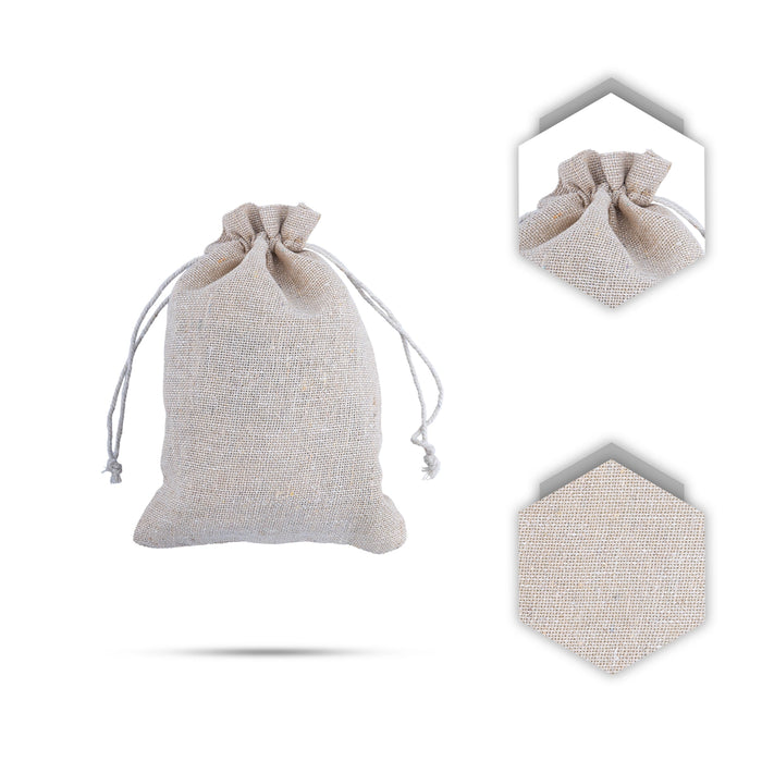 Thamboolam Bag Set - 7 x 5 Inches | 5 Pcs/ Potli Bag/ Cotton Jute Bag/ Tambula Bag for Wedding/ Assorted Colour - Bags & Pouches