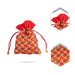 Thamboolam Bag Set - 7 x 5 Inches | 5 Pcs/ Brocade Material Potli Bag/ Tambula Bag for Wedding/ Assorted Colour - Bags & Pouches